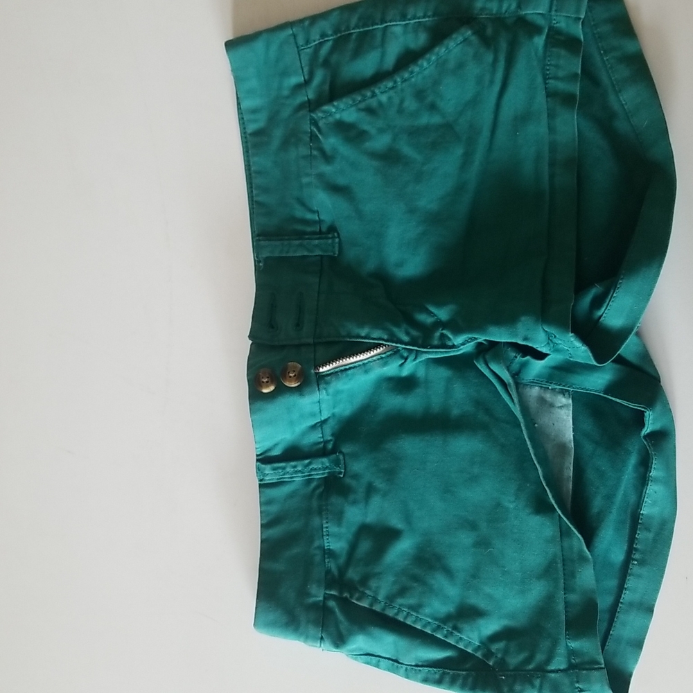 American eagle teal shorts size 0
